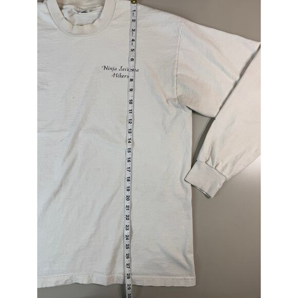 Ninja Javelina Hikers XL Thrashed Vintage LS Shirt Made in USA FotL Arizona - Picture 7 of 10